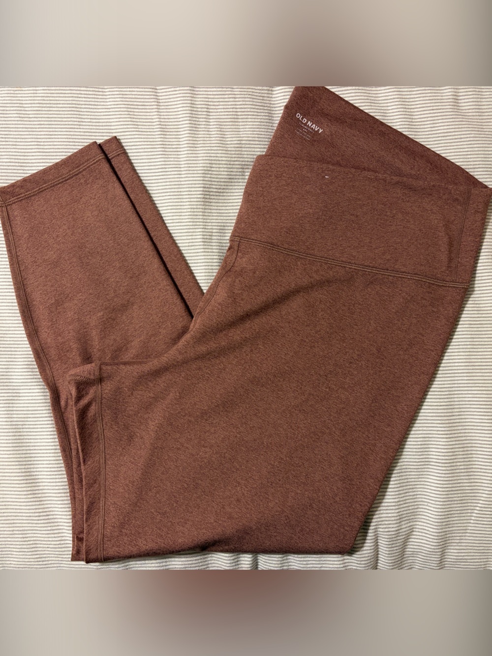 Old Navy CloudComfy Extra High Waisted Brushed Leggings Heathered Rust XXL